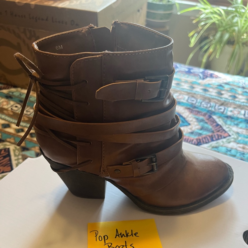 Brown Ankle Boots for Women
